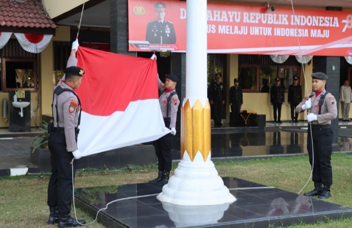 Upacara Hut Ri Ke 78 Tahun 2023 Polres Kendal Berikan Penghargaan